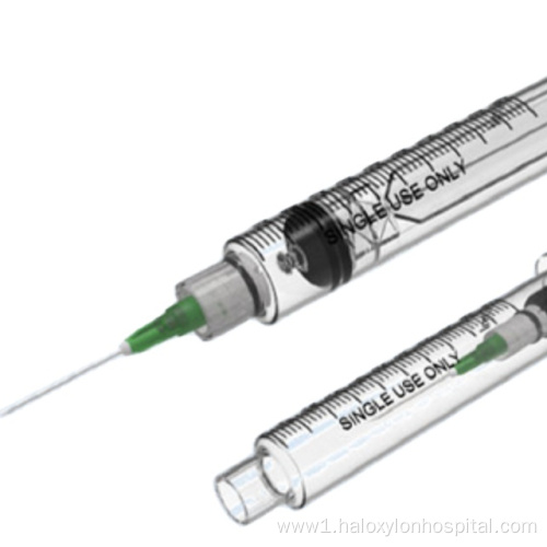 3-part Sterile syringe self-destructive safety syringe